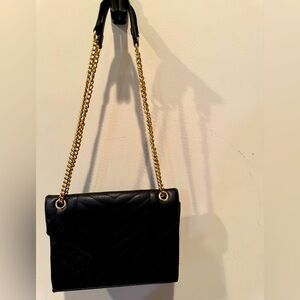 Elegant Black Quilted Shoulder Bag